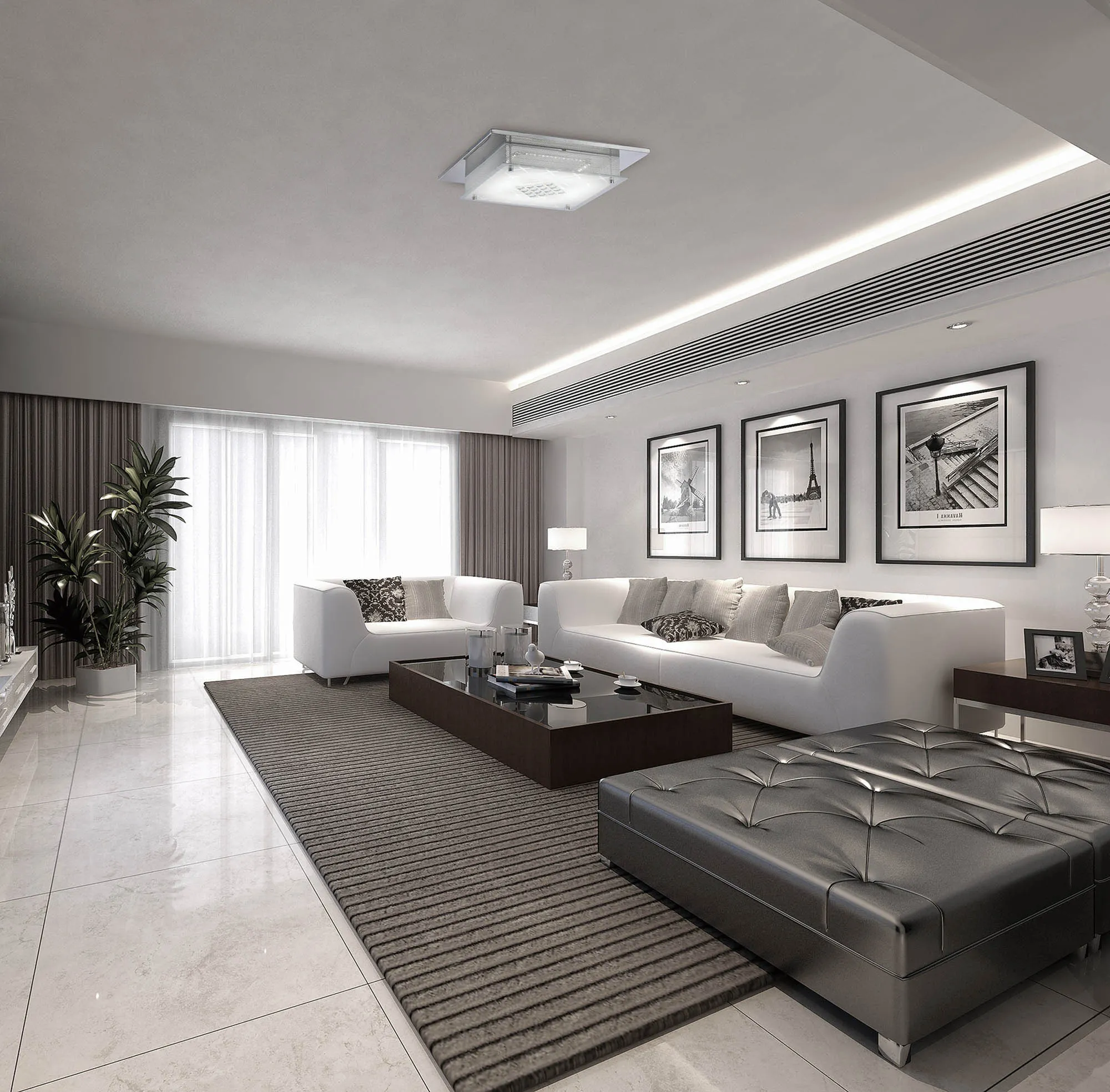 Ines Crystal Ceiling Lights Diyas Ringed & Square Crystal Fittings Ines Crystal Ceiling Lights Diyas Ringed & Square Crystal Fittings